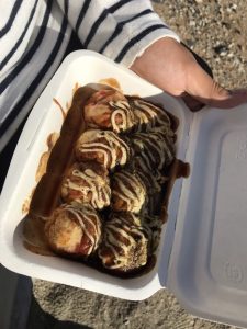 カギ印ソースのたこ焼き